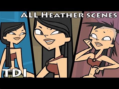 heather tdi|Total Drama Island ALL Heather scenes HQ .